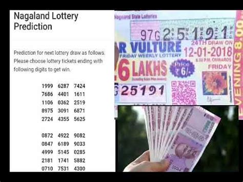 Nagaland State Lottery Prediction [Target] Number for .